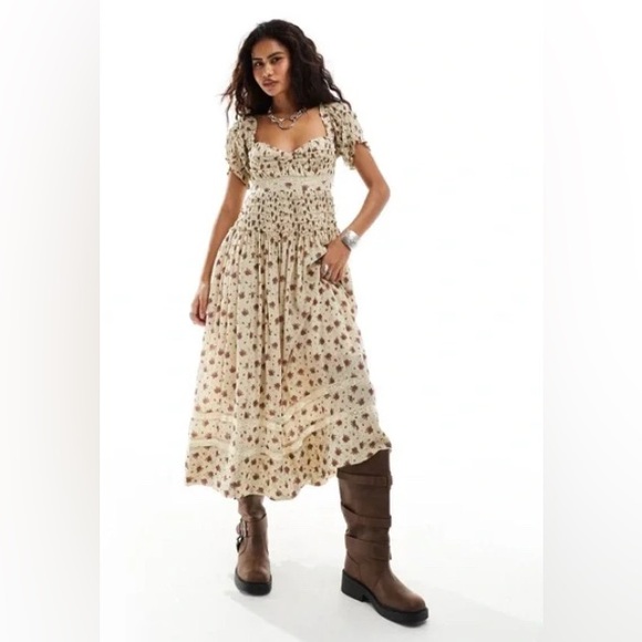 FREE PEOPLE Bali Juniper Dress size 2 - Picture 4 of 13